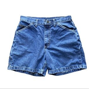 Wrangler Medium Wash 6 Pocket Denim Jean Shorts 28